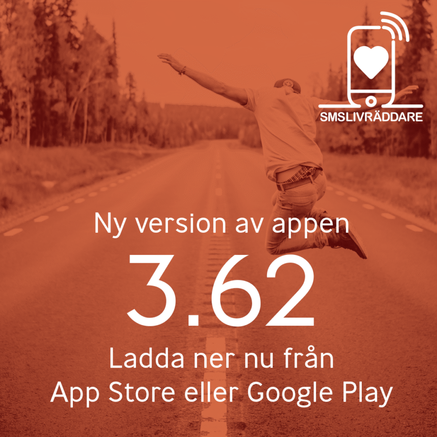 Ny version av Sms-livräddare